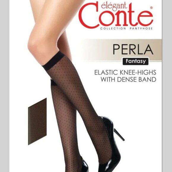 Conte Perla 20 Den - Fantasy Knee-Highs for Women (21C-149SP) - Picture 1 of 7
